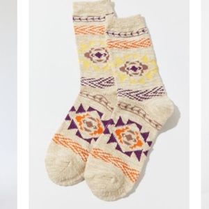 New! Boho cozy Aztec socks